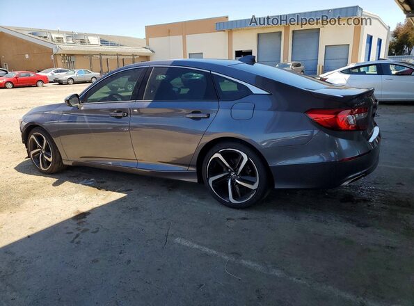1HGCV1F38KA061486 2019 HONDA ACCORD Gray 