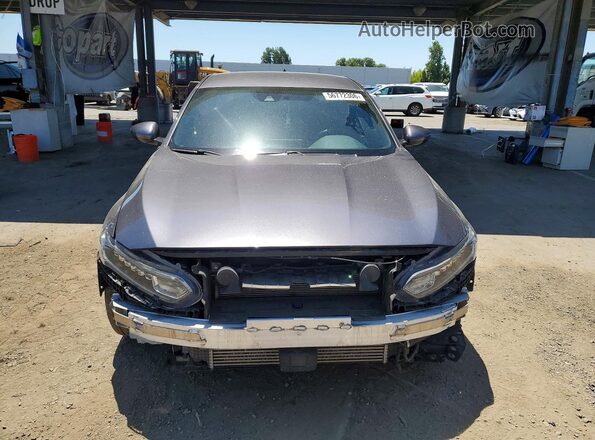 1HGCV1F38KA061486 2019 HONDA ACCORD Gray 