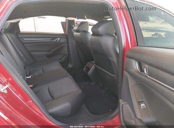 1HGCV1F38KA101131 2019 HONDA ACCORD Red Vista de la etiqueta del VIN