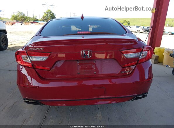1HGCV1F38KA101131 2019 HONDA ACCORD Red 