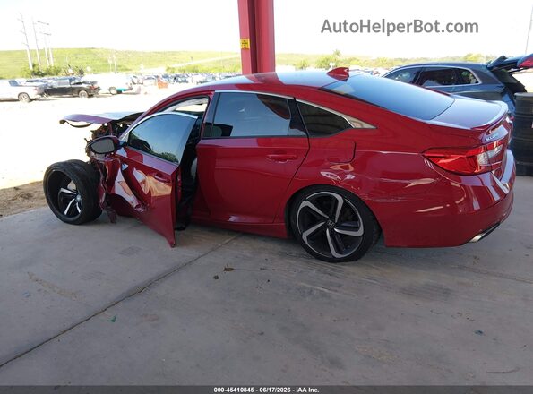 1HGCV1F38KA101131 2019 HONDA ACCORD Red 