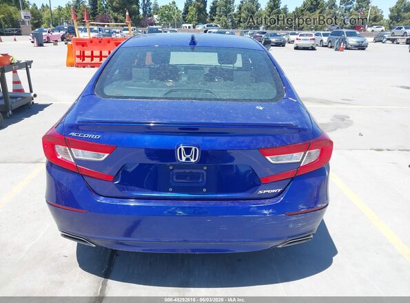 1HGCV1F38KA101422 2019 HONDA ACCORD Blue 