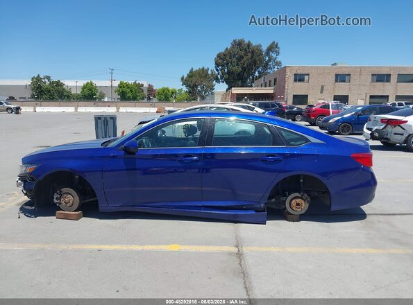 1HGCV1F38KA101422 2019 HONDA ACCORD Blue 