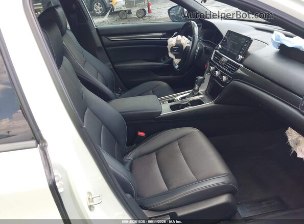 1HGCV1F38KA120309 2019 HONDA ACCORD White Widok wnętrza z przodu