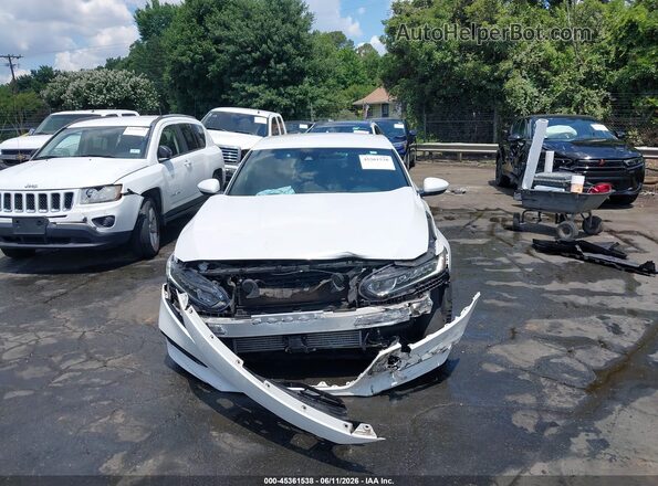 1HGCV1F38KA120309 2019 HONDA ACCORD White Widok zestawu wskaźników