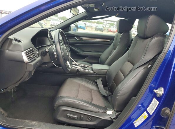 1HGCV1F38KA123601 2019 HONDA ACCORD Blue 