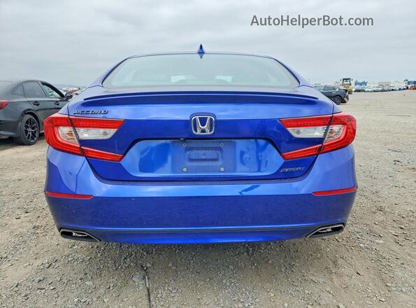 1HGCV1F38KA123601 2019 HONDA ACCORD Blue 