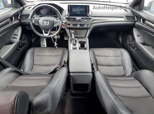 1HGCV1F38KA123601 2019 HONDA ACCORD Blue 