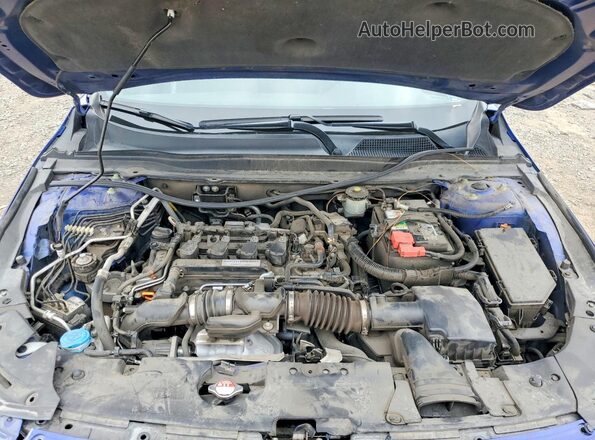 1HGCV1F38KA123601 2019 HONDA ACCORD Blue 