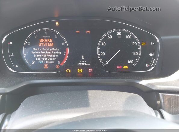 1HGCV1F38KA131116 2019 HONDA ACCORD White Vista de los asientos traseros