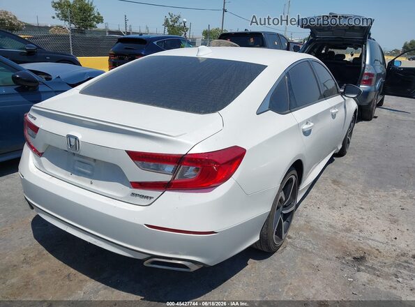 1HGCV1F38KA131116 2019 HONDA ACCORD White Trasero derecho
