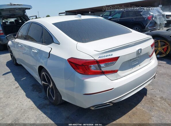 1HGCV1F38KA131116 2019 HONDA ACCORD White Trasero izquierdo