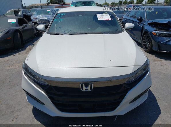 1HGCV1F38KA131116 2019 HONDA ACCORD White Vista del cuadro de instrumentos