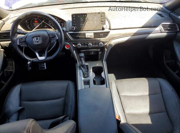 1HGCV1F38KA144108 2019 HONDA ACCORD Blue 