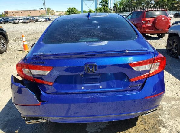 1HGCV1F38KA144108 2019 HONDA ACCORD Blue 