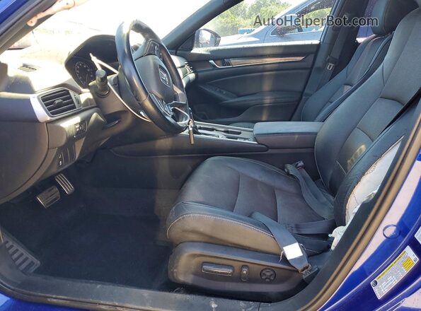 1HGCV1F38KA144108 2019 HONDA ACCORD Blue 