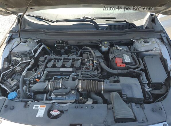 1HGCV1F38KA160888 2019 HONDA ACCORD Silver Vista interior trasera