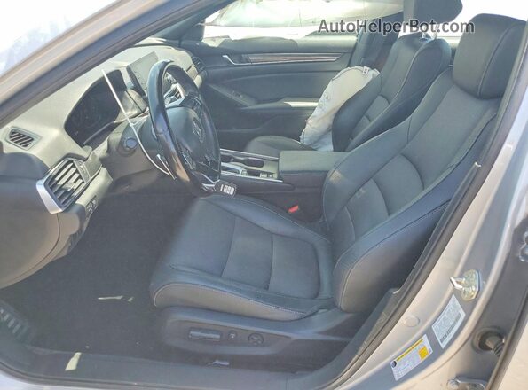 1HGCV1F38KA160888 2019 HONDA ACCORD Silver Vista interior delantera