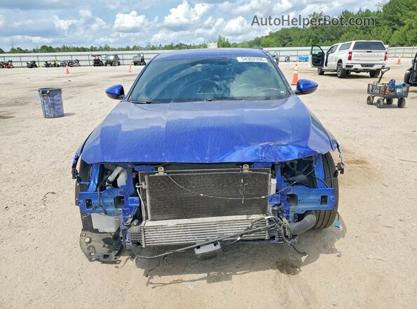 1HGCV1F38LA016422 2020 HONDA ACCORD Blue Widok z przodu