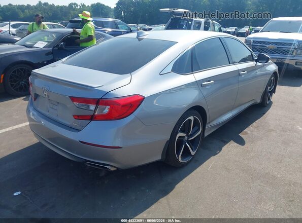1HGCV1F38LA054734 2020 HONDA ACCORD Silver Rear right