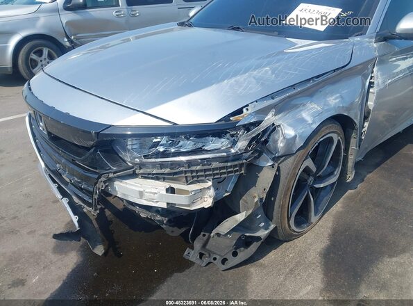 1HGCV1F38LA054734 2020 HONDA ACCORD Silver Front view