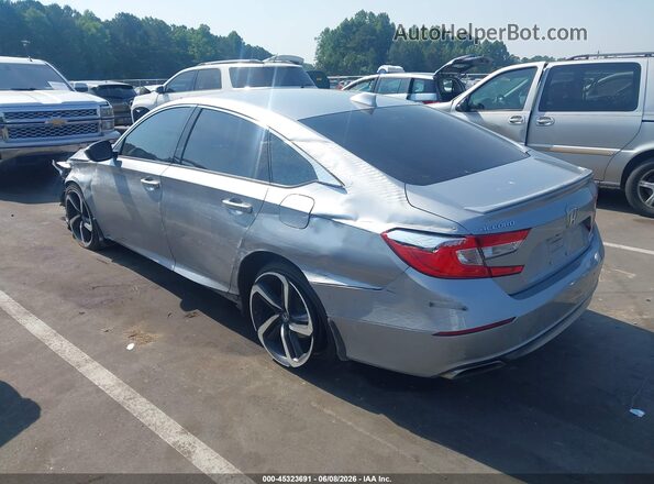 1HGCV1F38LA054734 2020 HONDA ACCORD Silver Rear left