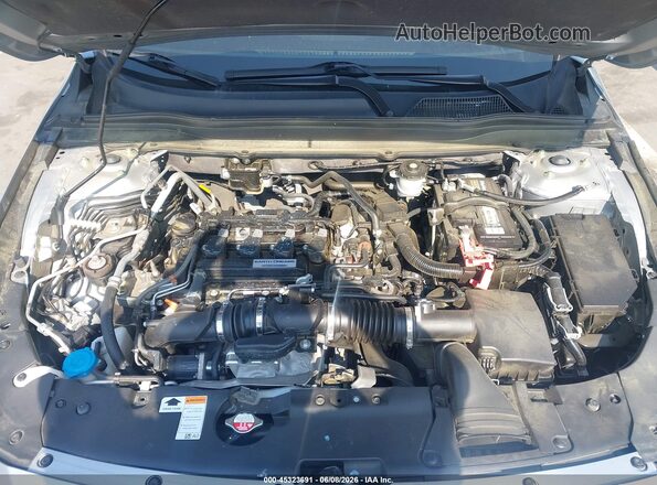 1HGCV1F38LA054734 2020 HONDA ACCORD Silver Rear view
