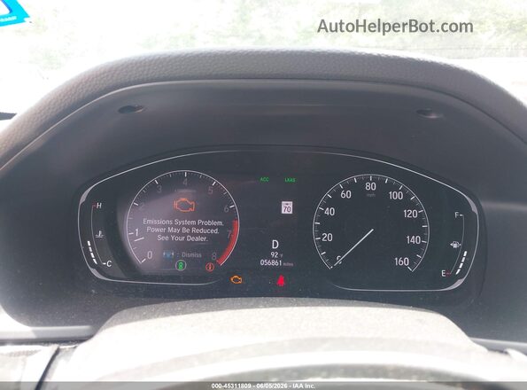 1HGCV1F38LA057410 2020 HONDA ACCORD Blue Հետևի նստատեղերի տեսք