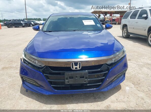 1HGCV1F38LA057410 2020 HONDA ACCORD Blue Սարքավորումների վահանակի տեսք
