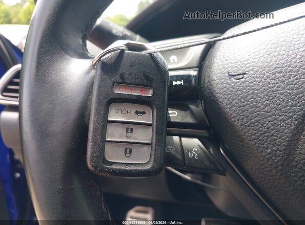 1HGCV1F38LA057410 2020 HONDA ACCORD Blue Առջևի վահանակի տեսք