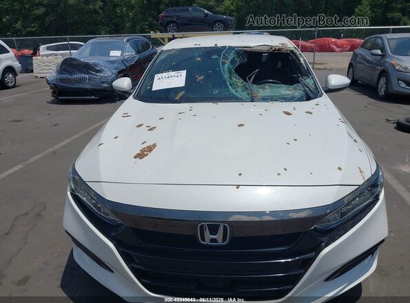 1HGCV1F38LA062963 2020 HONDA ACCORD Белый Вид спереди