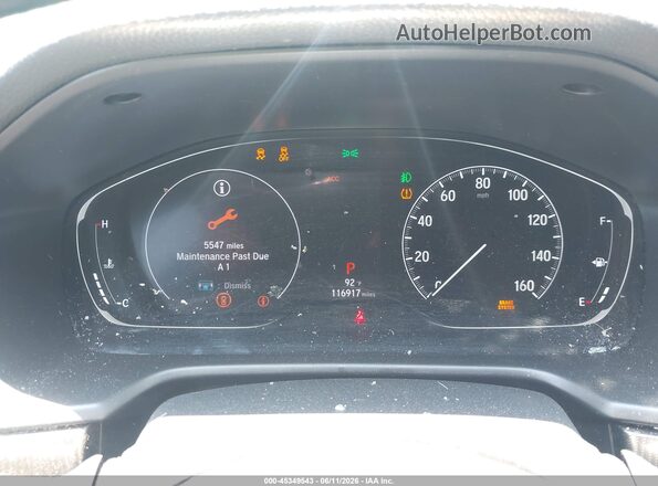 1HGCV1F38LA062963 2020 HONDA ACCORD Белый Вид задних сидений