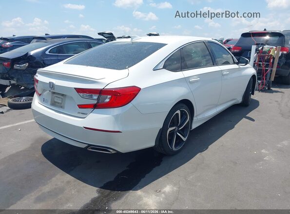 1HGCV1F38LA062963 2020 HONDA ACCORD Белый Задняя правая четверть