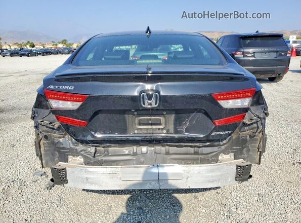 1HGCV1F38LA073624 2020 HONDA ACCORD Black Vista trasera