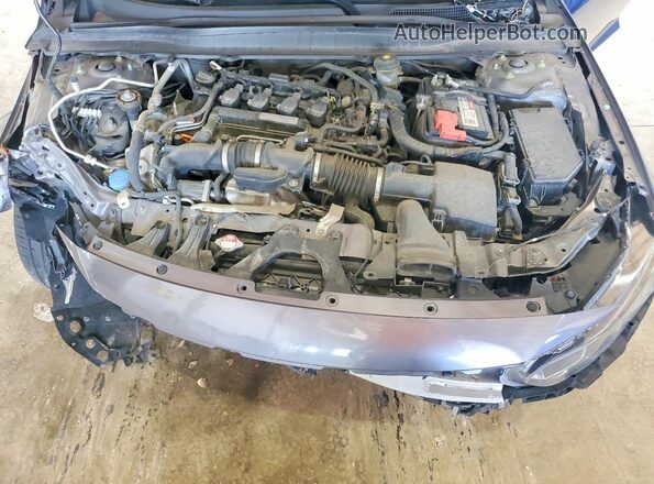 1HGCV1F38LA091721 2020 HONDA ACCORD Gray Widok wnętrza z tyłu