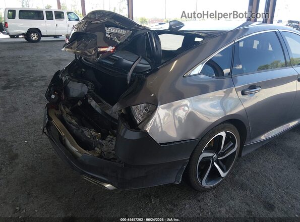 1HGCV1F38LA128539 2020 HONDA ACCORD Gray Դիմացի տեսք