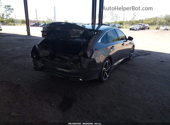 1HGCV1F38LA128539 2020 HONDA ACCORD Gray Հետևի աջ