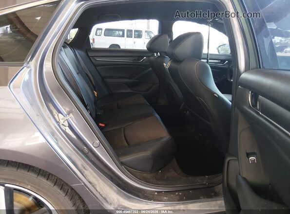 1HGCV1F38LA128539 2020 HONDA ACCORD Gray VIN կոդի պիտակի տեսք
