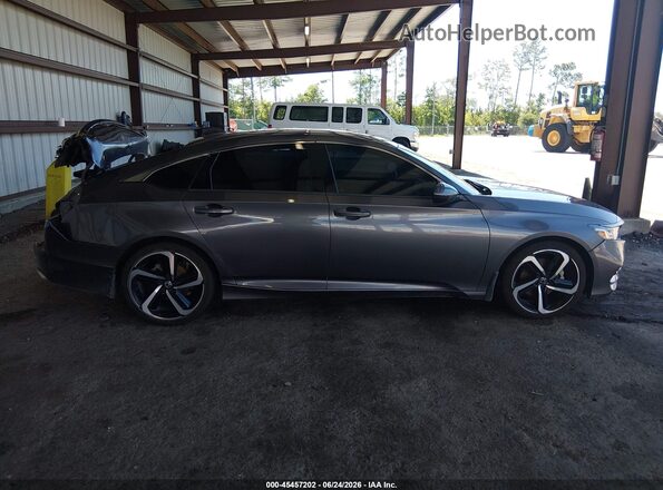 1HGCV1F38LA128539 2020 HONDA ACCORD Gray Սալոնի հետևի տեսք