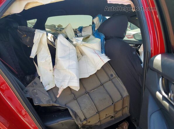 1HGCV1F38MA004112 2021 HONDA ACCORD Red Widok tylnych siedzeń