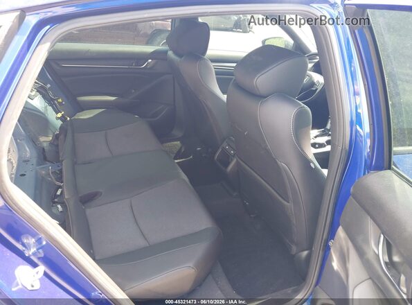 1HGCV1F38MA007379 2021 HONDA ACCORD Blue VIN კოდის სტიკერის ხედი