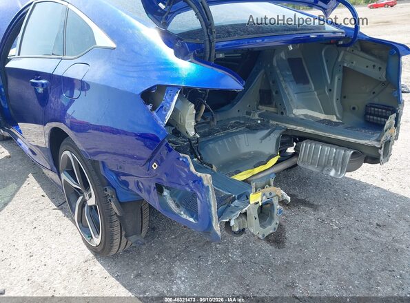 1HGCV1F38MA007379 2021 HONDA ACCORD Blue წინა ხედი