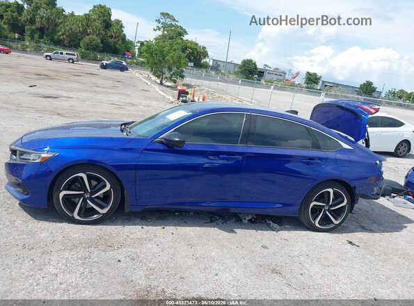 1HGCV1F38MA007379 2021 HONDA ACCORD Blue სალონის 360-გრადუსიანი ხედი