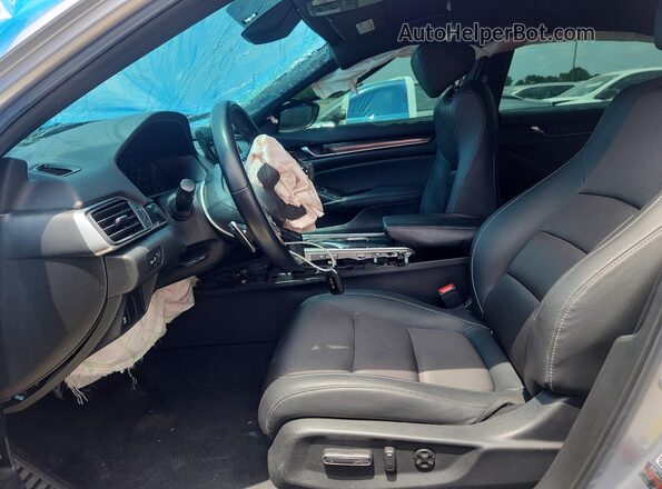 1HGCV1F38MA120989 2021 HONDA ACCORD Silver Widok wnętrza z przodu