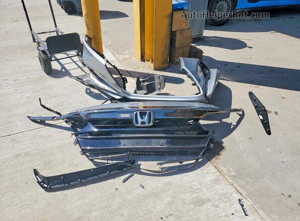 1HGCV1F38MA120989 2021 HONDA ACCORD Silver Widok komory silnika