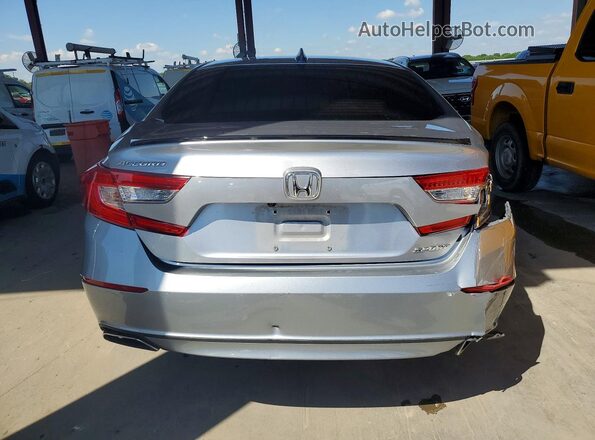 1HGCV1F38MA120989 2021 HONDA ACCORD Silver Widok z tyłu