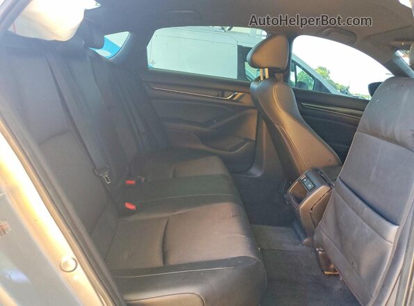 1HGCV1F38MA120989 2021 HONDA ACCORD Silver Widok tylnych siedzeń