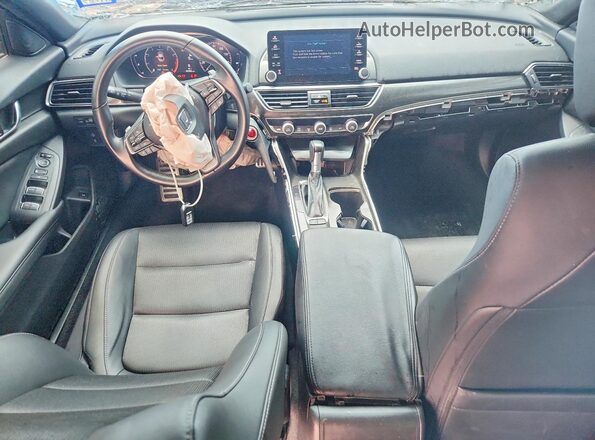 1HGCV1F38MA120989 2021 HONDA ACCORD Silver Widok deski rozdzielczej
