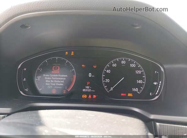 1HGCV1F38NA009540 2022 HONDA ACCORD White Հետևի նստատեղերի տեսք