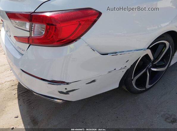1HGCV1F38NA009540 2022 HONDA ACCORD White Դիմացի տեսք